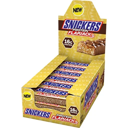Snickers Protein Flapjack – 18x65g